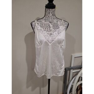 Vtg. Sears Women SZ 38 Ivory Camisole with lace adj. Straps intimates lingerie